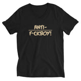 Unisex Short Sleeve V-Neck T-Shirt/ Gold