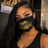 Black & Gold Face Mask